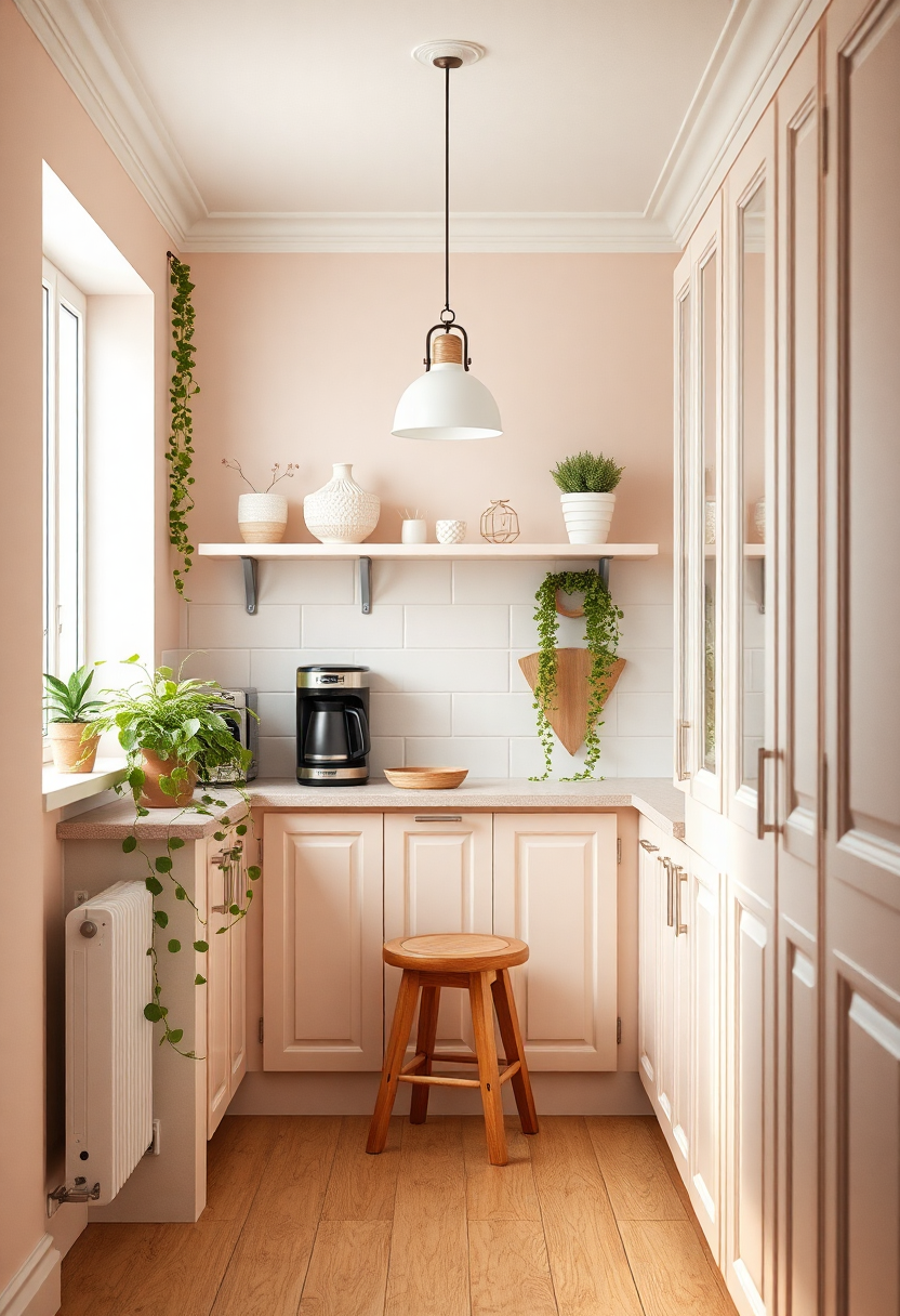 Small Kitchen Ideas: A Warm Wood and Brass Look You Can Shop