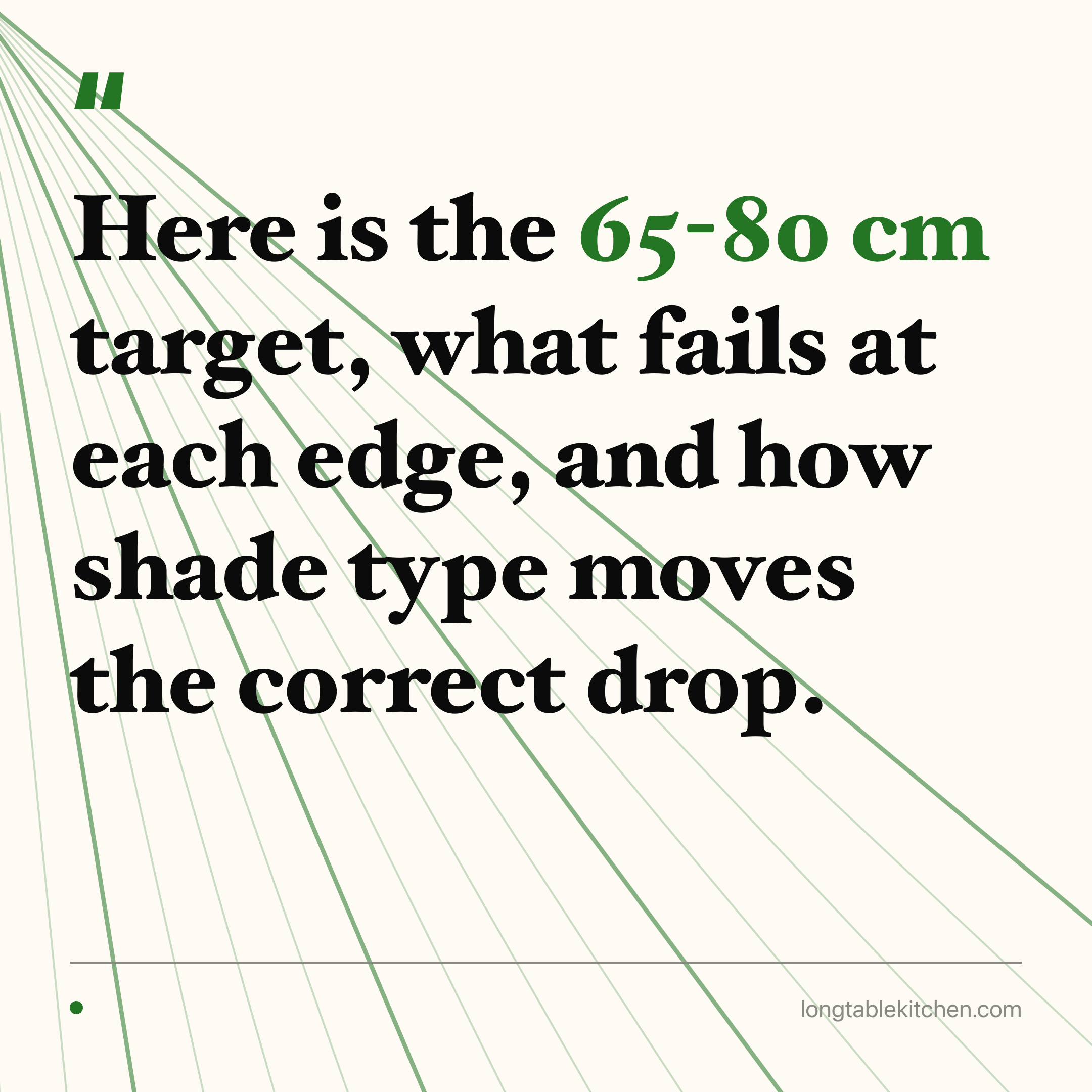 Pendant Light Height Over a Dining Table: The Numbers