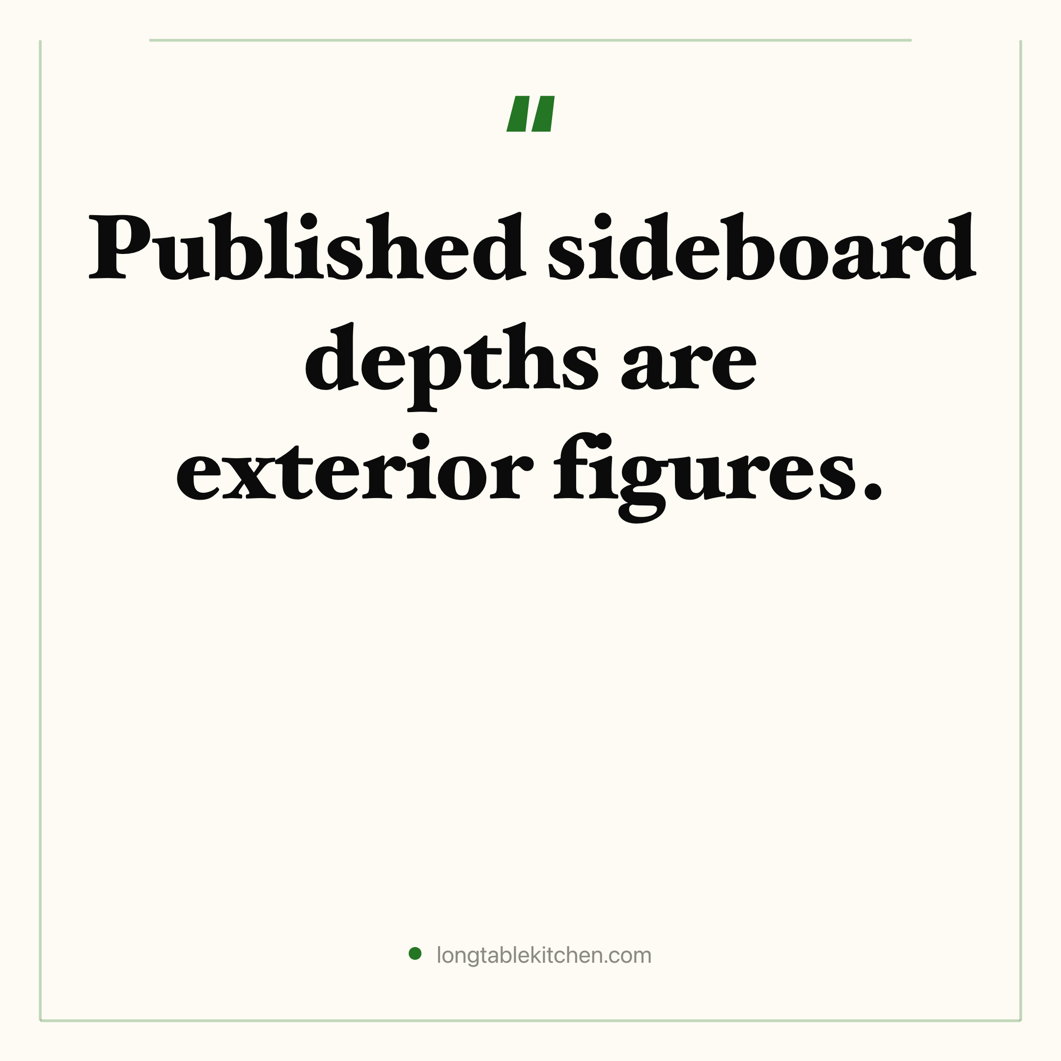 How Deep Are Sideboard Drawers, Really?